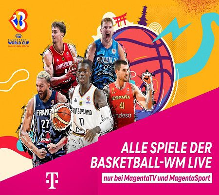 MagentaTV & MagentaSport: Spiele der deutschen Manschaft bei FIBA WM 2023 gratis