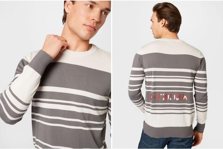 G Star RAW Stripe Knitted Sweatshirt für 44,90€ (statt 57€)