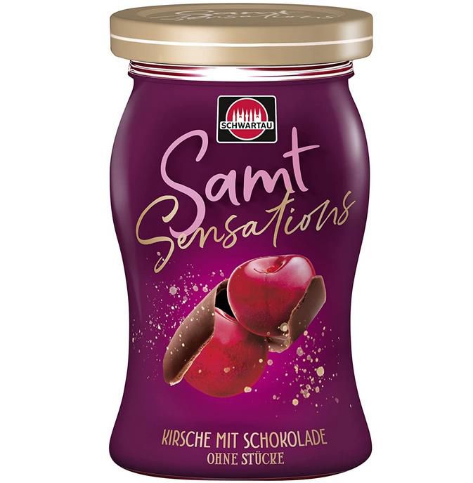 Schwartau Samt Sensations   Kirsche mit Schokolade, 190g ab 1,81€ (statt 2,59€)   Sparabo