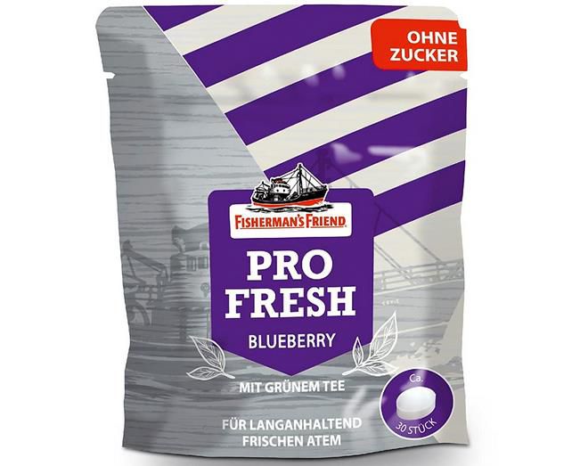 12er Pack Fishermans Friend ProFresh Blueberry á 17g ab 11,43€ (statt 15€)   Prime Sparabo