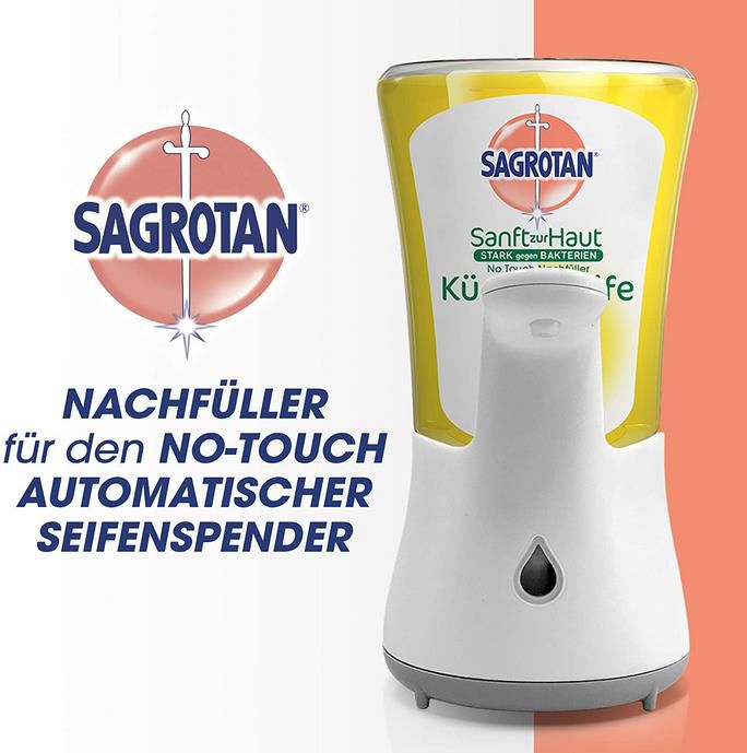 5er Pack Sagrotan No Touch Nachfüller Küchenseife Citrus ab 13,79€ (statt 17€)