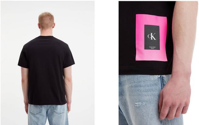 Calvin Klein Jeans Illuminated Box T Shirt in zwei Farben für je 26,94€ (statt 37€)