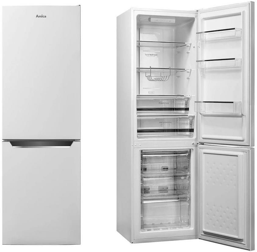 Amica KGCN 387 110 Kühl /Gefrierkombination, NoFrost, 231L ab 328,95€ (statt 449€)