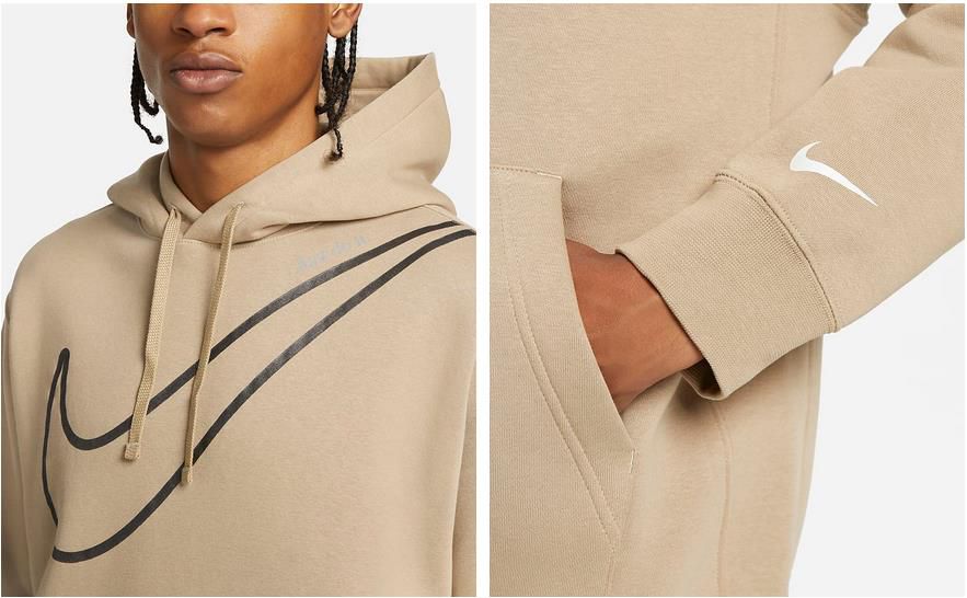 Nike Sportswear Fleece Hoodie in Khaki für 42,47€ (statt 65€)