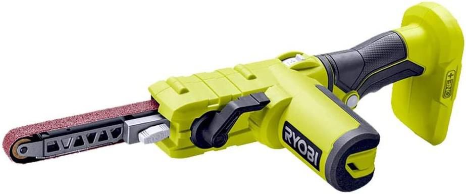 Ryobi R18PF 0 Bandfeile mit 3 Schleifbänder, ohne Akku für 69,90€ (statt 100€)