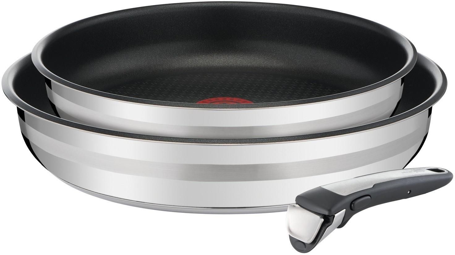 Tefal Ingenio Jamie Oliver Edelstahl Pfannenset 24/28cm + Griff für 58,49€ (statt 76€)