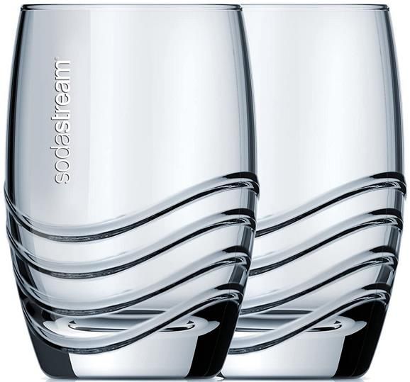 SodaStream Crystal 2.0 inkl. Zylinder, 2x Glaskaraffen, 2x Gläser, 6x Sirup für 89,99€ (statt 118€)