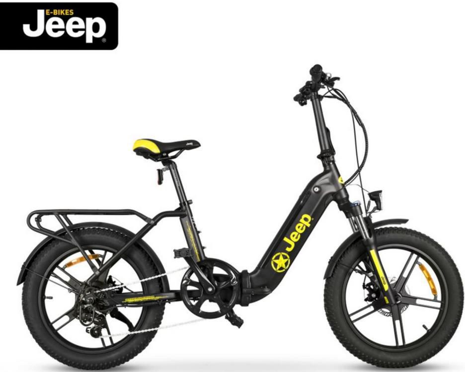 Jeep Fold E Bike FR 7000, 20“ Kompaktrad, 7 Gang für 1.799€ (statt 1.999€)