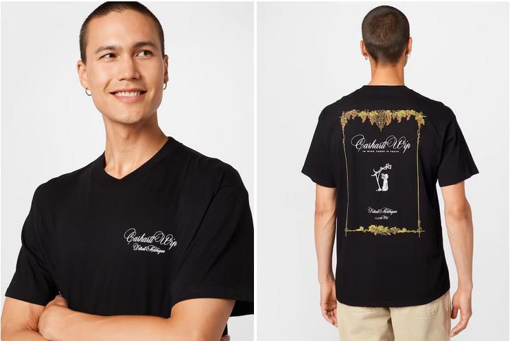 Carhartt Vino T Shirt in Schwarz für 34,90€ (statt 50€)