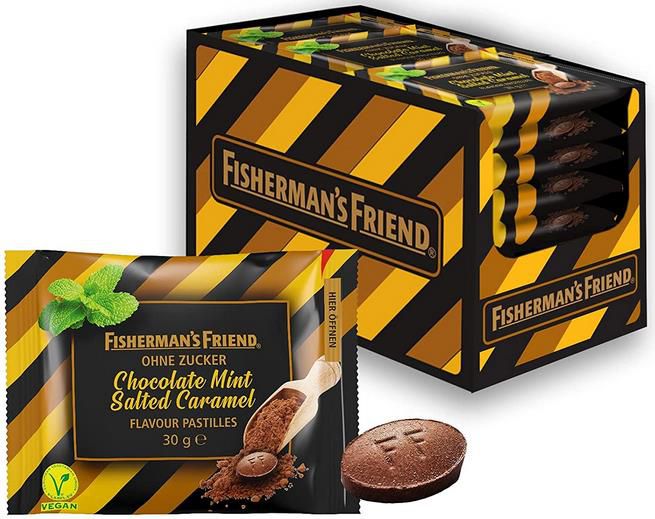20er Pack Fishermans Friend Chocolate Mint Salted Caramel ab 20,48€ (statt 28€)