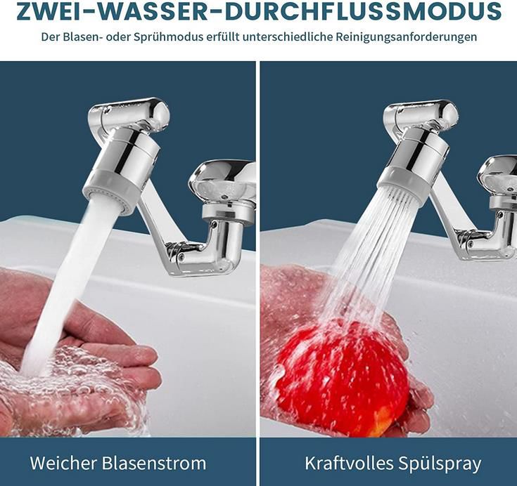 Samodra drehbarer Wasserhahn Aufsatz für 14,39€ (statt 24€)