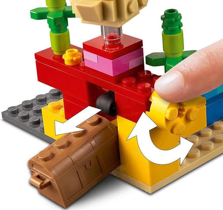 LEGO 21164 Minecraft   Das Korallenriff Bauset für 5,73€ (statt 10€)   Prime