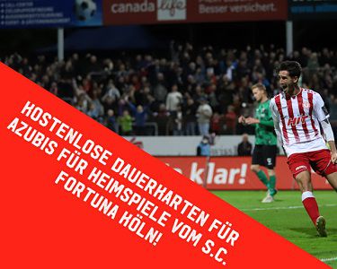 Für Studis & Azubis: Freikarten für die Heimspiel von Fortuna Köln