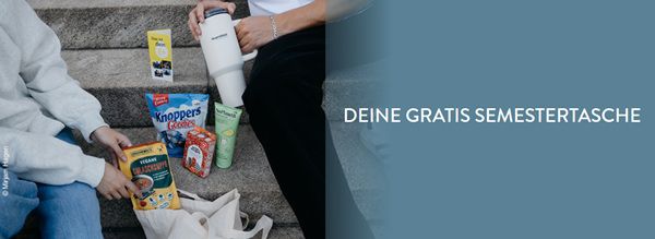 Studenten des Erstsemesters Semestertasche bei Hugendubel kostenlos abholen Studenten des Erstsemesters Semestertasche bei Hugendubel kostenlos abholen