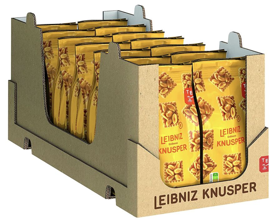 10x LEIBNIZ Knusper Snack mit karamellisierten Erdnüssen (je 175g) für 12,55€ (statt 15€)   Sparabo