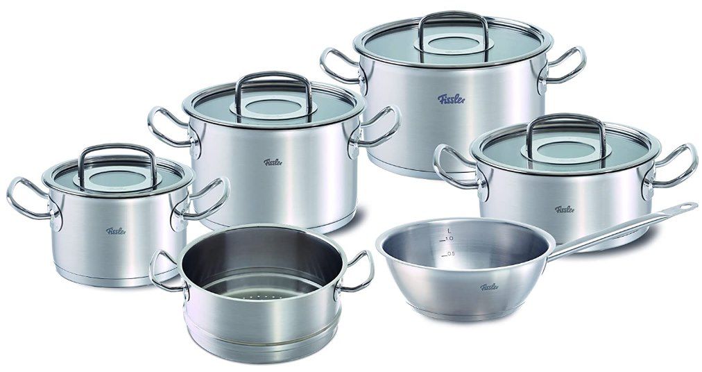 Fissler Original Profi Collection Edelstahl Topfset 6 tlg inkl. Innenskalierung für 349€ (statt 449€)