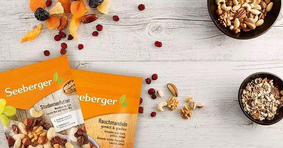 Drei Seeberger Produkte kaufen   handgefertigte Snackschale gratis