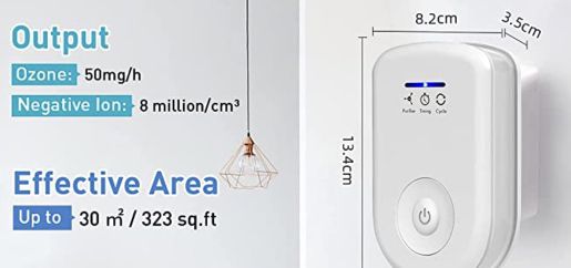 Pulatree Mini Luftreiniger mit 50mg/h für 13,19€ (statt 25€)