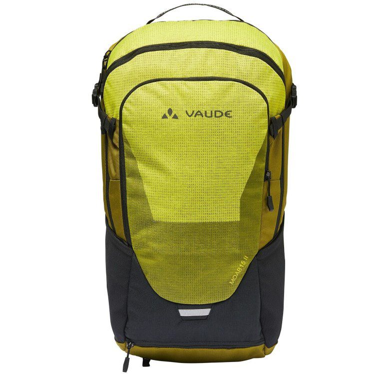 VAUDE Moab 15 II Fahrradrucksack mit Regenhülle (15L) in Grün für 68€ (statt 87€)