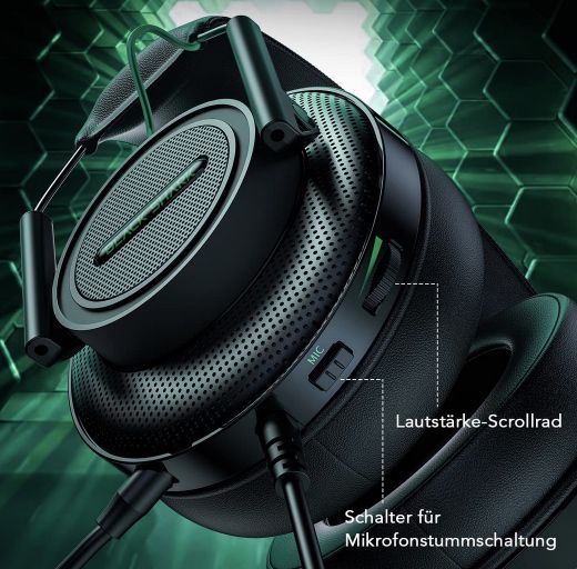 Black Shark Goblin X5 Gaming Headset mit 3,5mm & 50mm Treiber für 23,99€ (statt 40€)