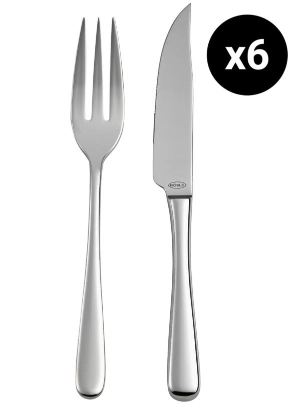 Rösle Steakbesteck Passion (12 tlg) für 35,94€ (statt 45€)