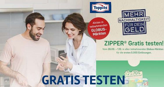 Globus: Toppits® ZIPPER® gratis ausprobieren