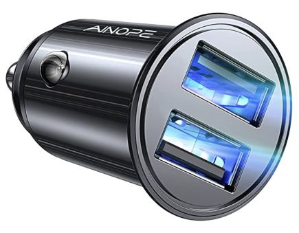 AINOPE 24W/4.8A USB Zigarettenanzünder Adapter für 5,99€   Prime