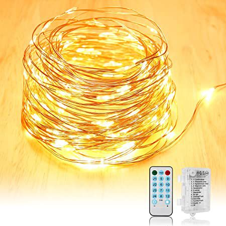 20m LED Lichterkette für Außen mit 200 LEDs & 12 Modi für 7,64€ (statt 17€)   Prime