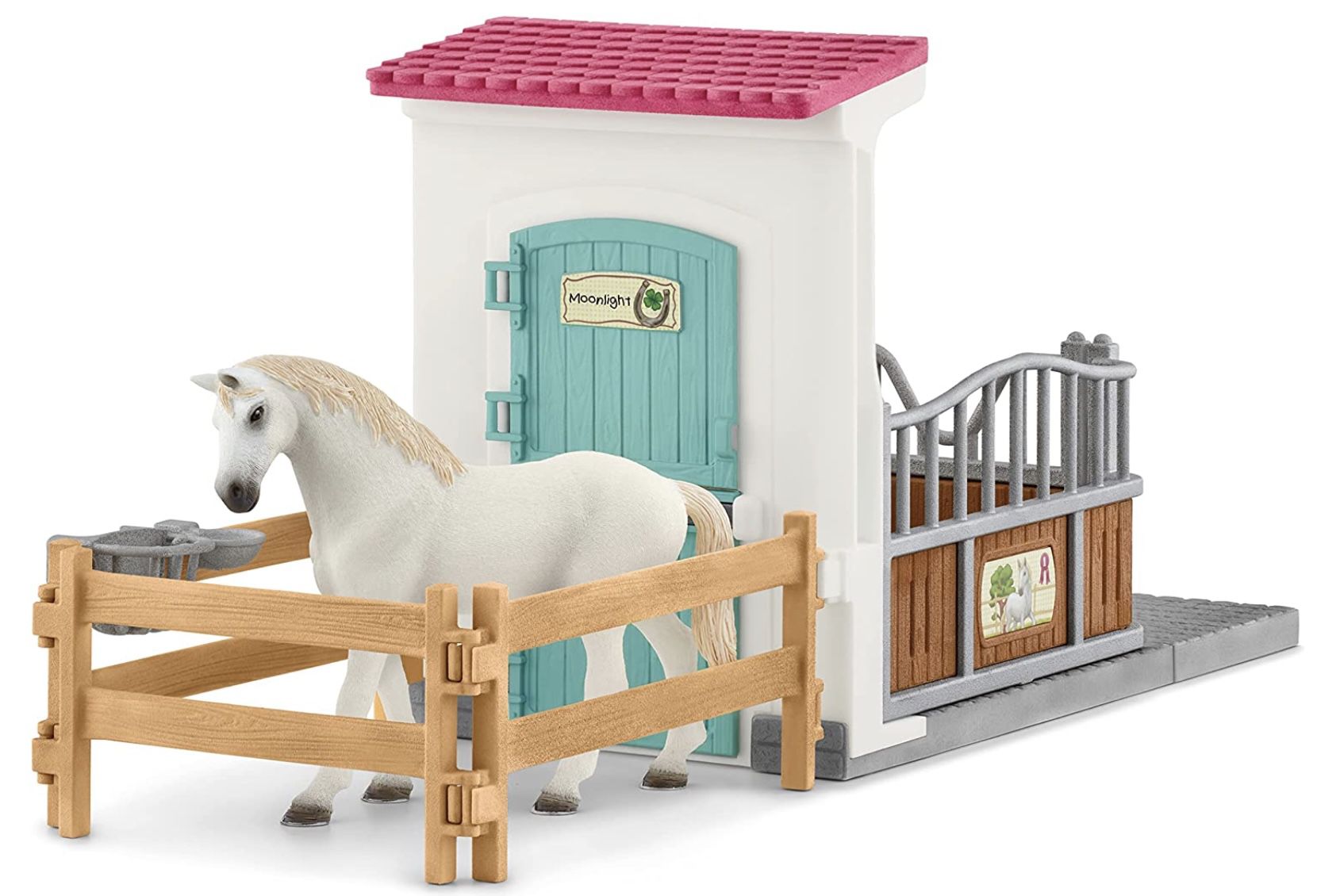 schleich 42569 Pferdebox zum modularen Reiterhof für 22,99€ (statt 27€)   Prime