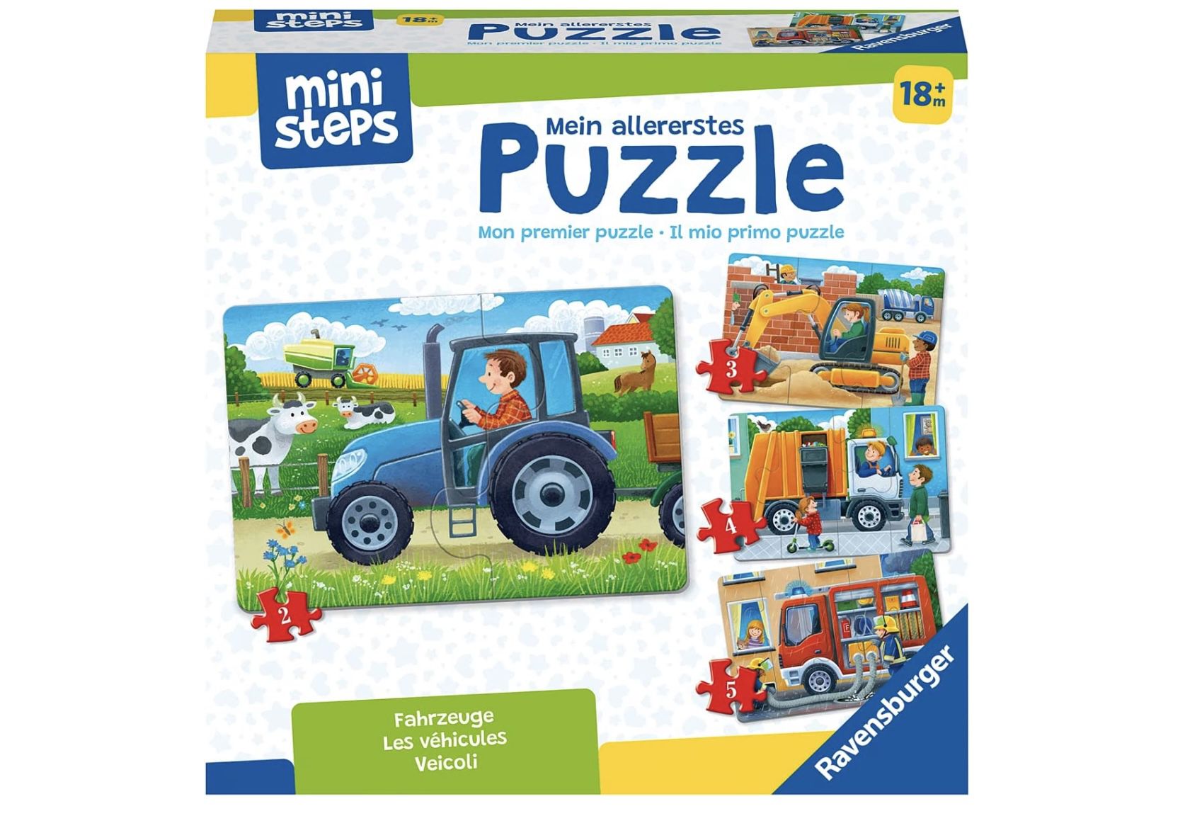 Ravensburger Ministeps 4194   Mein allererstes Puzzle für 6,99€ (statt 11€)   Prime