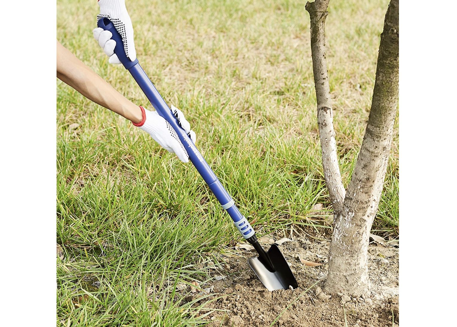 Amazon Basics   Gartenspaten mit Teleskopgriff für 8,65€ (statt 14€)   Prime