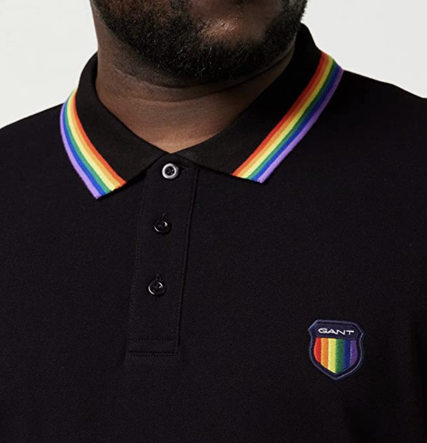 GANT D.1 Pride Pique SS Rugger Herren Polohemd für 35,20€ (statt 100€?)