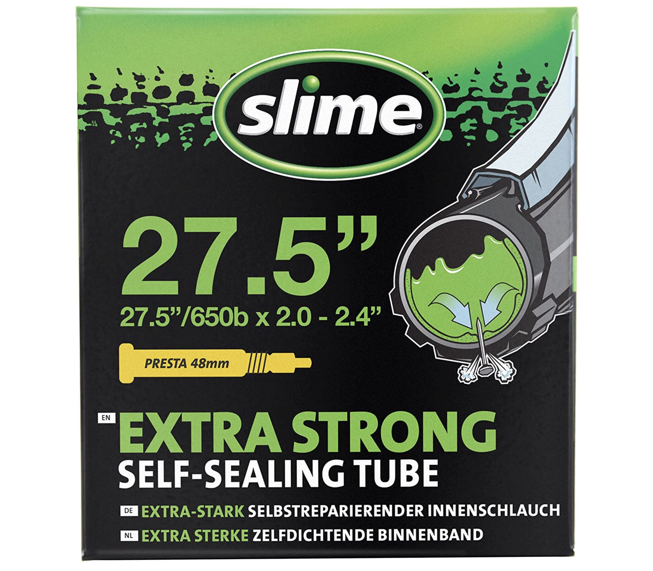 Slime Fahrradschlauch selbstdichtend (Presta Ventil, 50/60 584 mm) für 6,75€ (statt 11€)   Prime