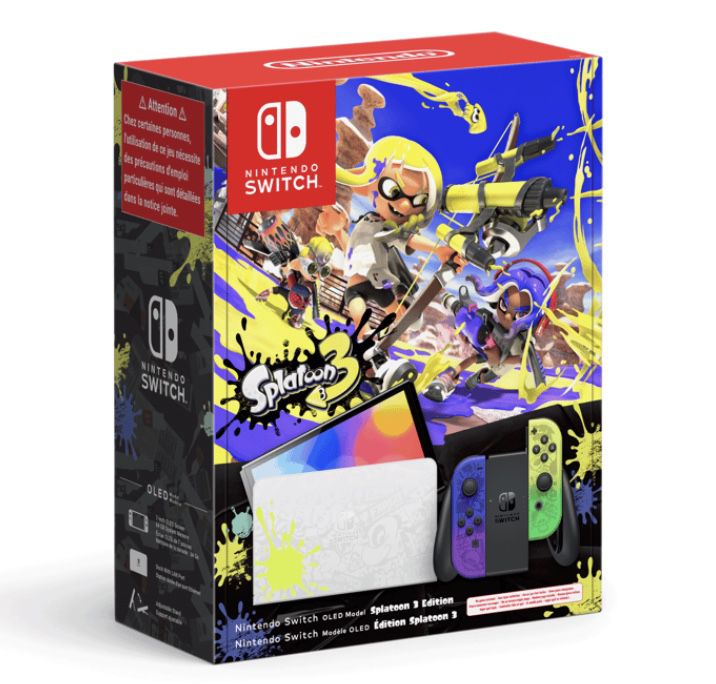 Nintendo Switch OLED Modell Splatoon 3 Edition für 349,99€ (statt 369€)   Vorbestellung