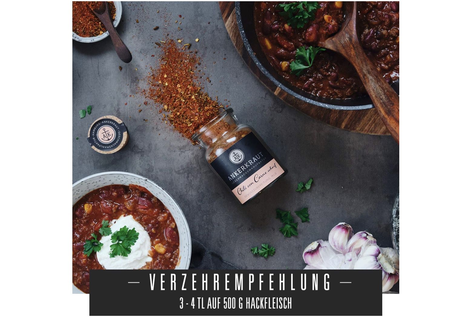 80g Ankerkraut Chili con Carne Gewürzmischung für 3,73€ (statt 5€)