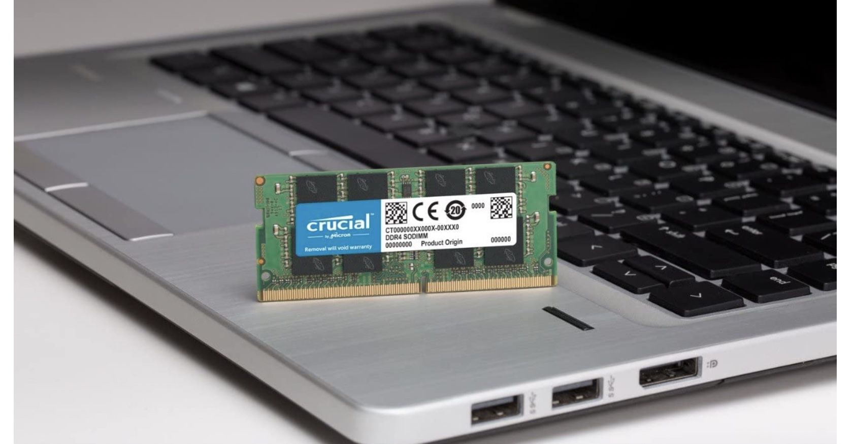 Crucial 32GB Kit DDR4 2666 CL19 DDR4 SODIMM Arbeitsspeicher Kit für 91,31€ (statt 120€)