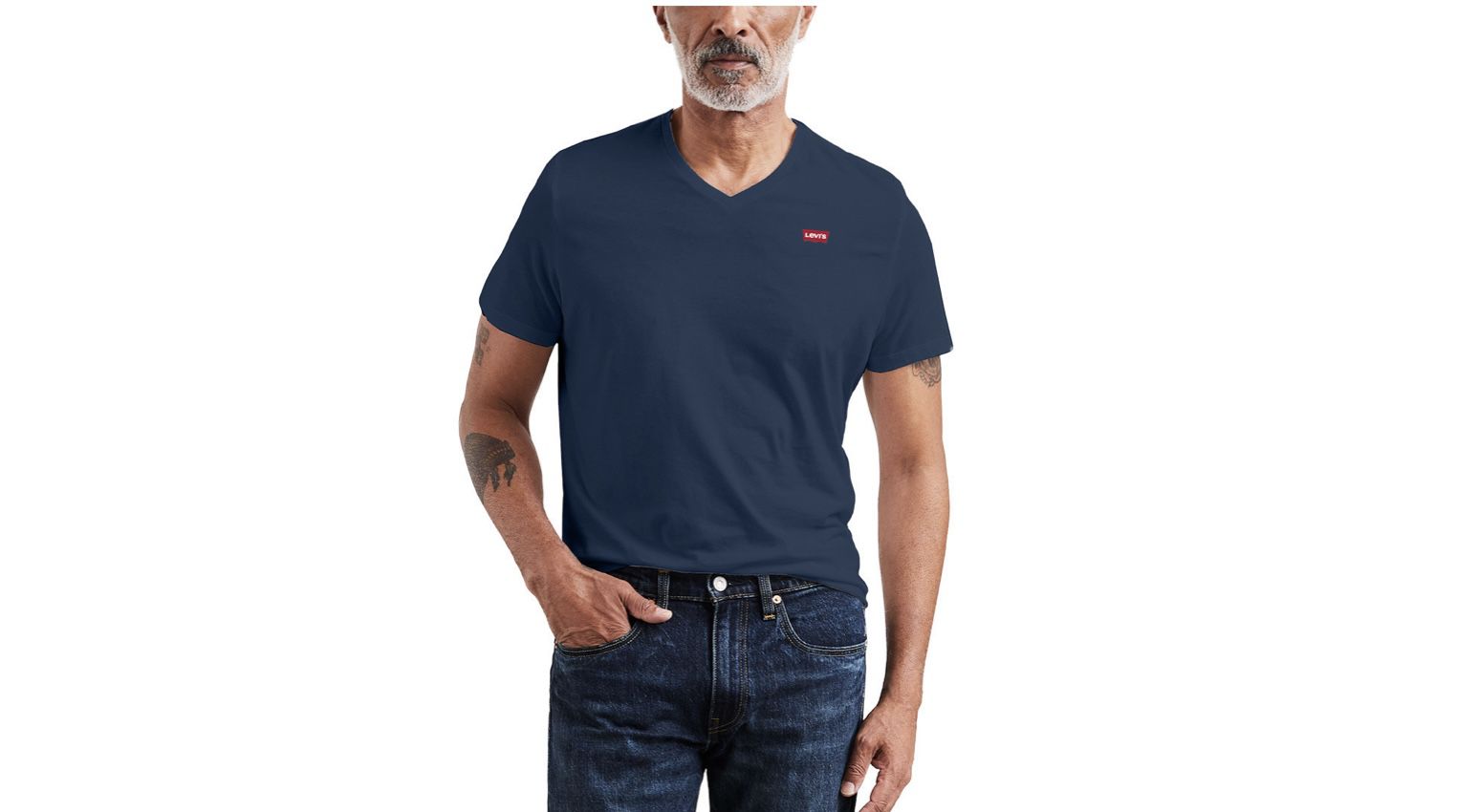 Levis Herren Orig Hm Vneck T Shirt für 12,48€ (statt 19€)   Prime