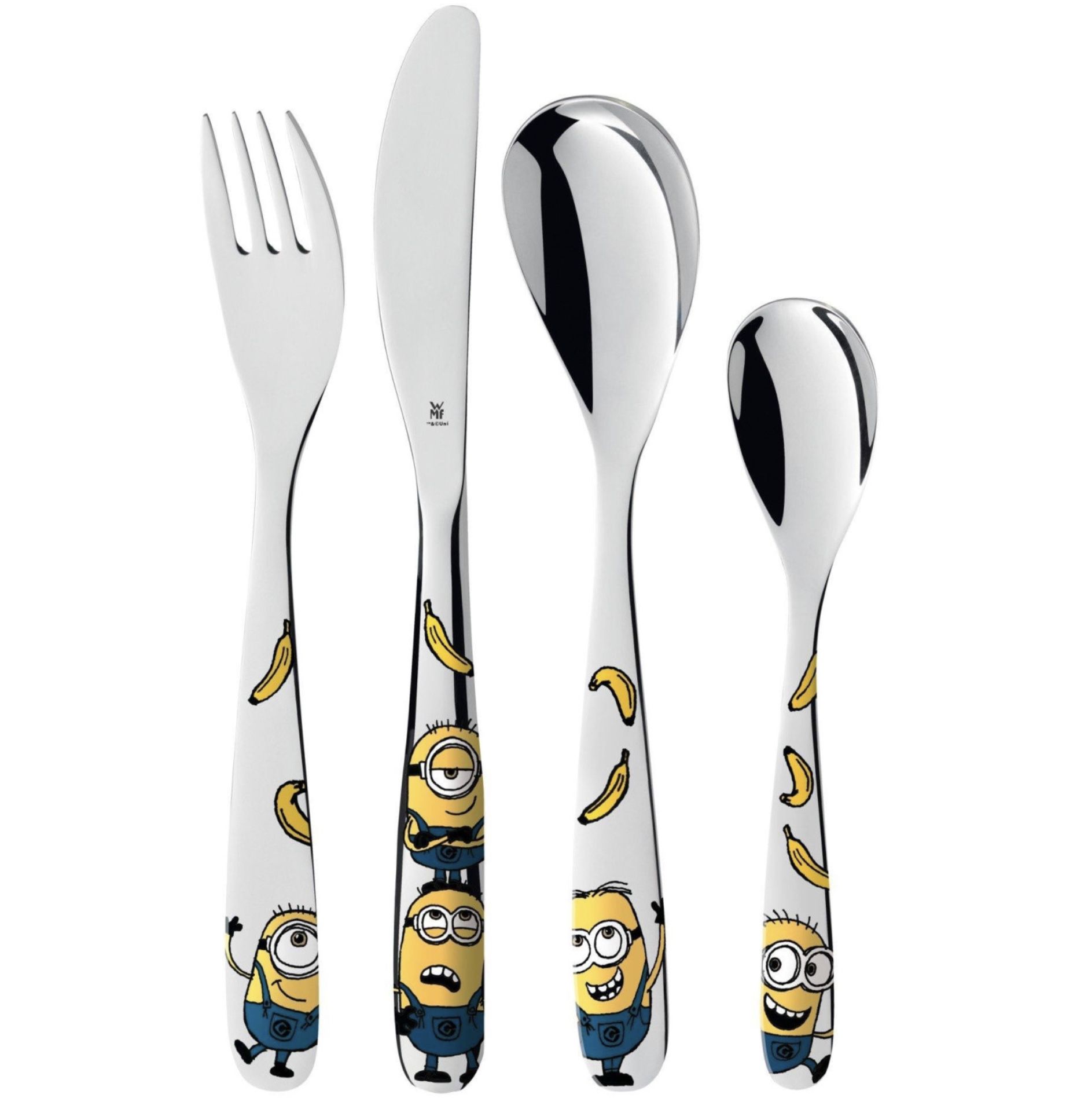 WMF Minions Kinderbesteck 4 teilig für 18,99€ (statt 31€)