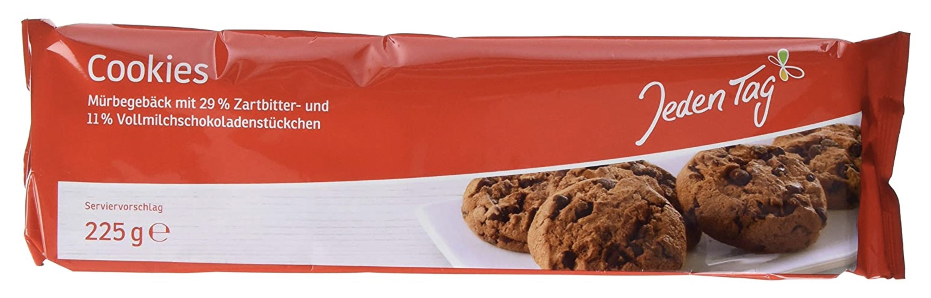 225g Jeden Tag Schoko Cookies für 0,79€   Prime