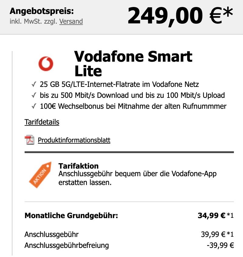 🔥 Google Pixel 7 Pro 5G 128GB + Pixel Watch LTE für 249€ + Vodafone Allnet Flat 25GB 5G/LTE für 34,99€ mtl.