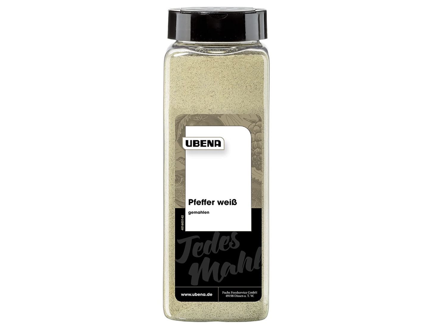 Ubena weißer Pfeffer (600g) für 12,51€ (statt 18€)