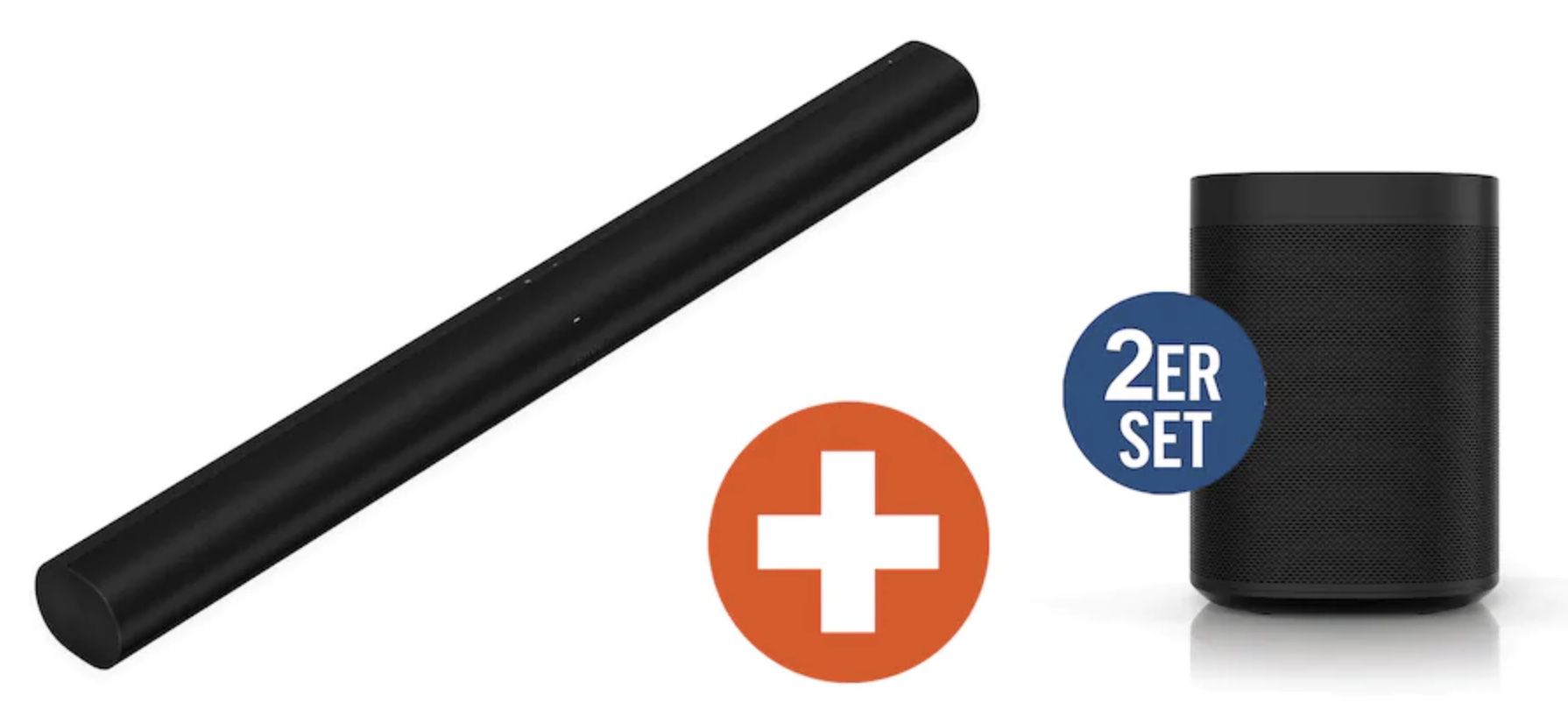 Sonos Arc Soundbar + 2x Sonos One SL für 979€ (statt 1.129€)