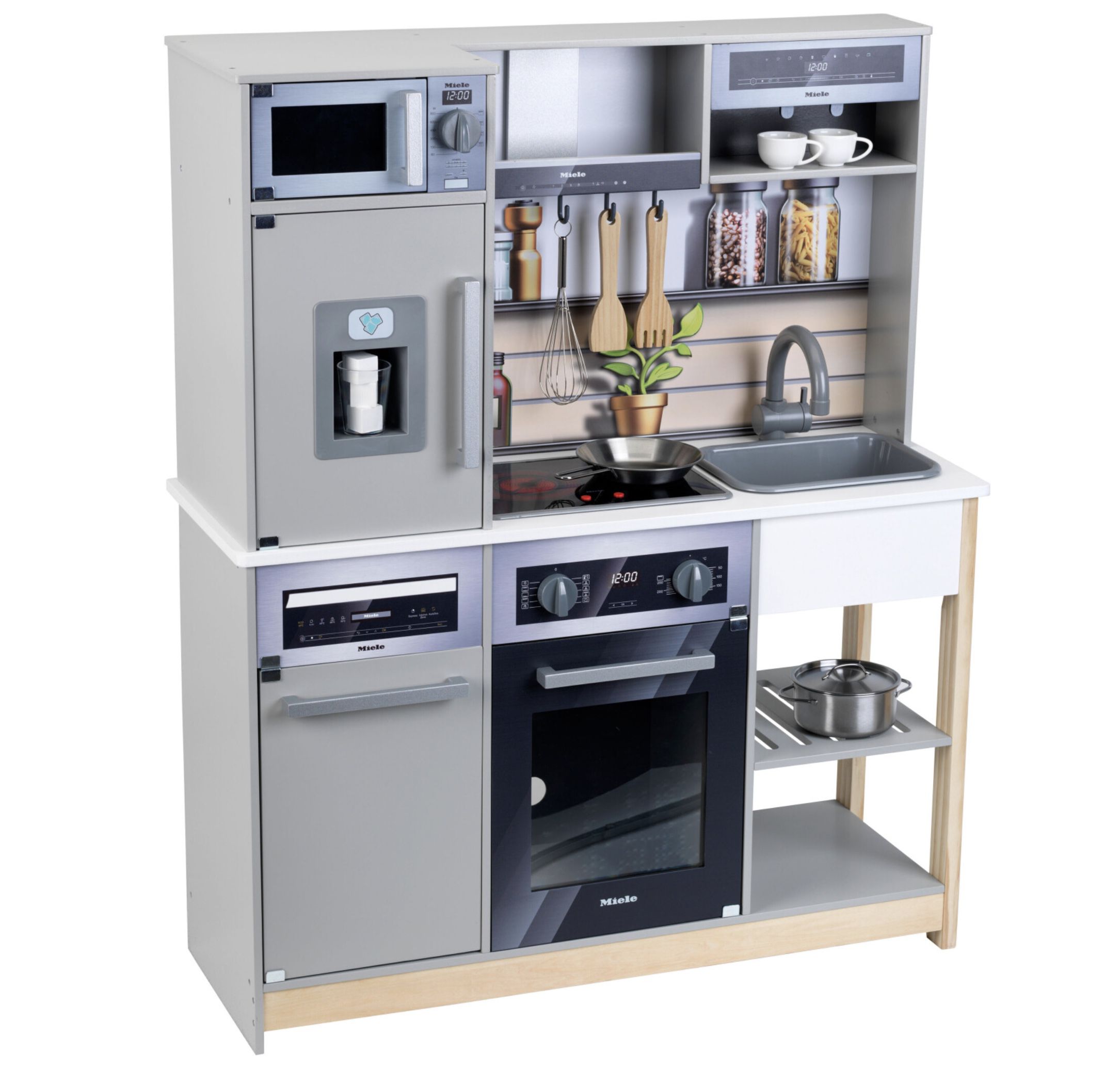 Theo Klein Miele Family Holzküche mit Kü­chen­ge­rä­ten für 76,49€ (statt 125€)
