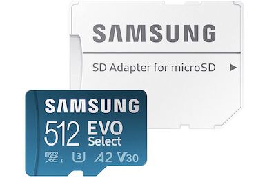 Samsung EVO Select 512GB microSDXC 130MB/s für 34,99€ (statt 45€)