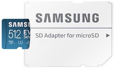 Samsung EVO Select 512GB microSDXC 130MB/s für 34,99€ (statt 45€)