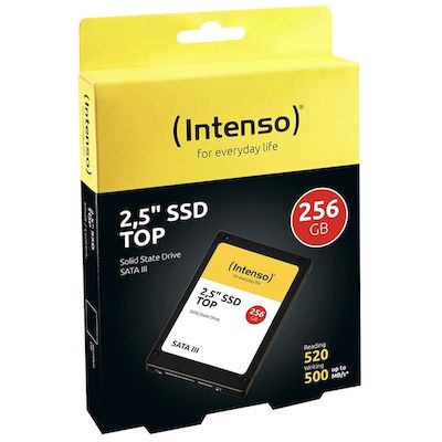 Intenso SSD SATA III 256GB für 17,80€ (statt 21€)