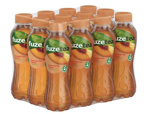 🍑 12x 400ml Fuze Tea Pfirsich ab 8,99€ (statt 12€)    0,75€ pro Flasche