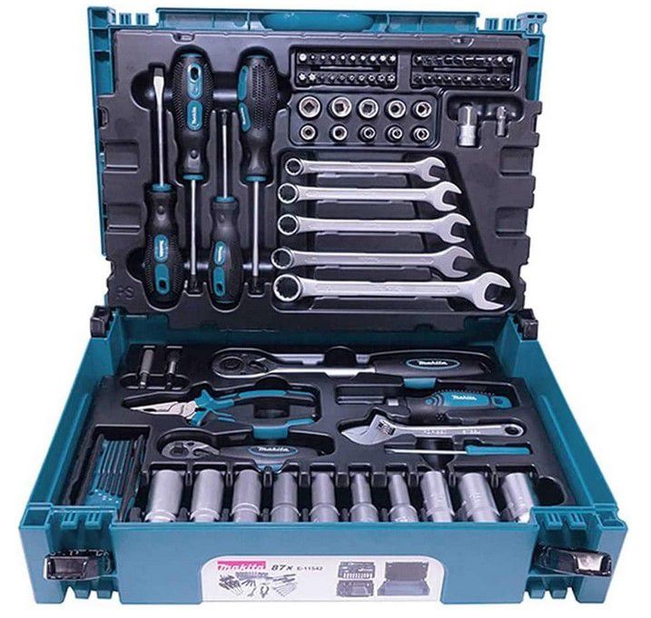 Makita E 11542 Mechaniker Set 87 Teilen im Makpac Koffer für 137,12€ (statt 151€)