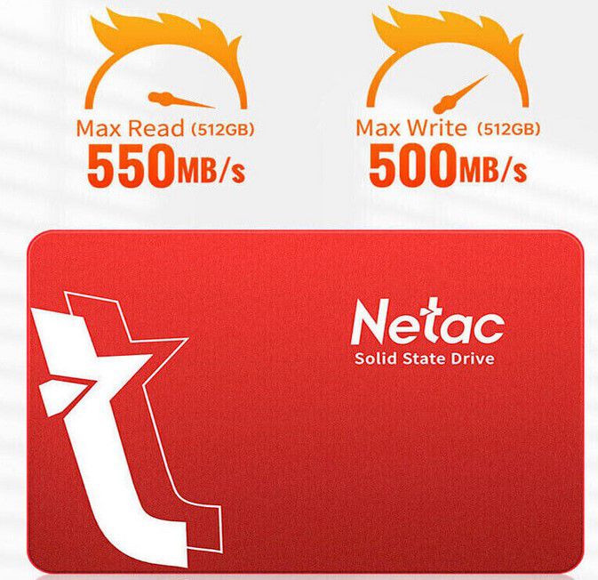 Netac SA100 interne SSD 512GB für 39,09€ (statt 46€)