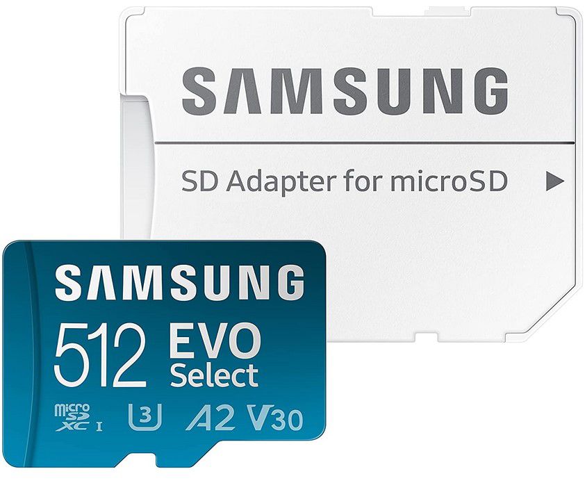 Samsung EVO Select 512GB microSDXC 130MB/s für 49,99€ (statt 80€)